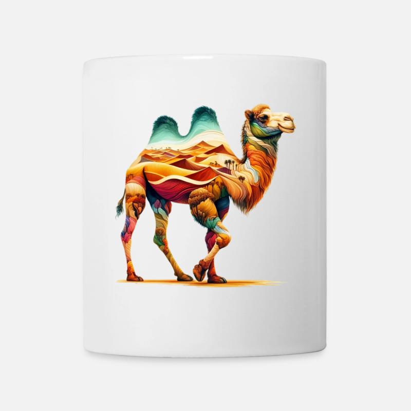 Kamel - Tasse - Weiß