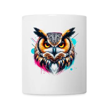 Eule - Tasse - Weiß - Vorne