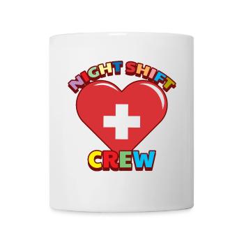 Infirmière Service de nuit Énergie I Cadeau - Mug blanc - blanc - Devant