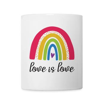 LGBTQ Pride Month - Love is Love - Mug - white - Front