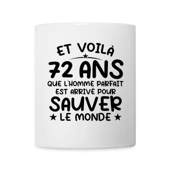 72 Year Old Anniversary Gift 72 Year Old Men - Mug - white - Front