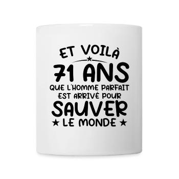 71 Year Old Birthday Gift 71 Year Old Men - Mug - white - Front