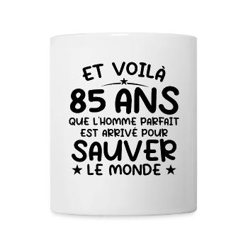 85 Jahre altes Geburtstagsgeschenk 85 Jahre Männer - Tasse - Weiß - Vorne