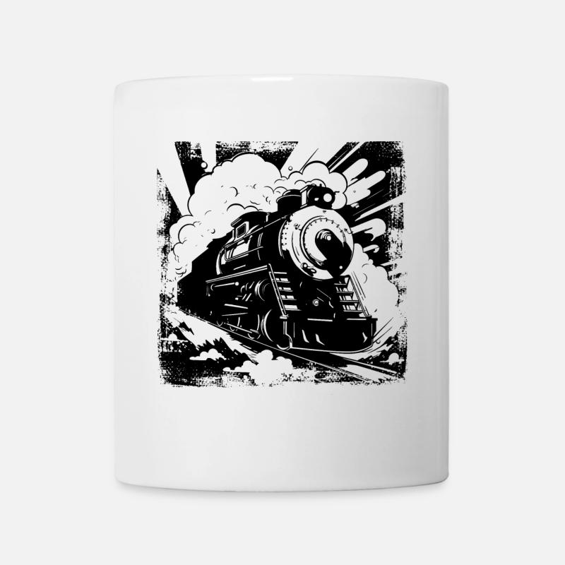 Eisenbahn - Tasse - Weiß