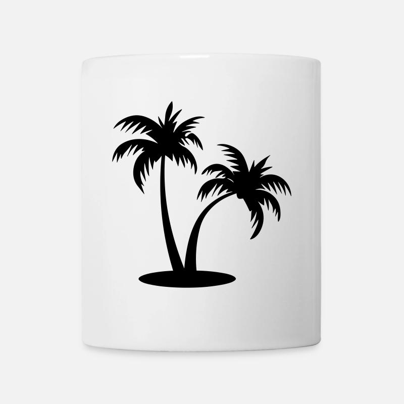 palmier - Mug blanc - blanc