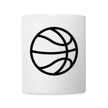 Ballon de basket - Mug blanc - blanc - Devant