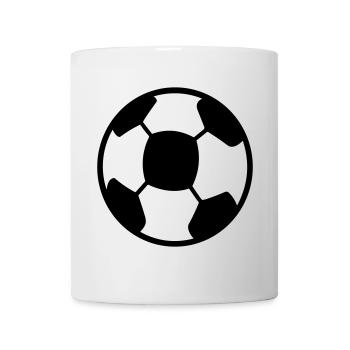 ballon de foot - Mug blanc - blanc - Devant