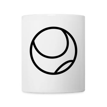 Balle de tennis - Mug blanc - blanc - Devant