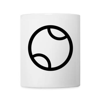 Balle de tennis - Mug blanc - blanc - Devant
