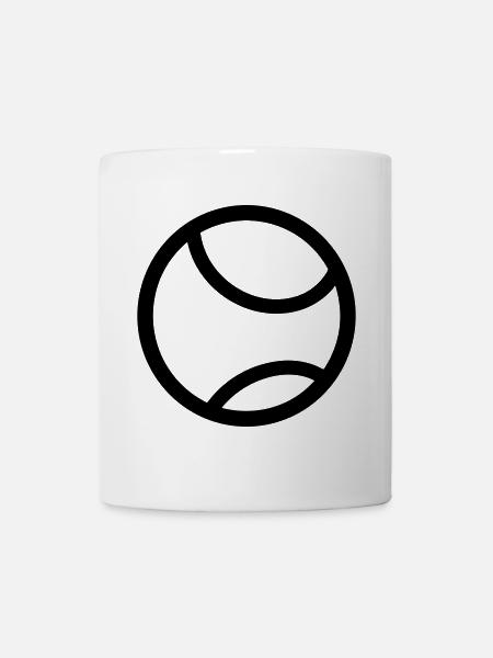 Tennisball - Tasse - Weiß