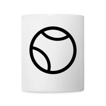 Tennisball - Tasse - Weiß - Vorne