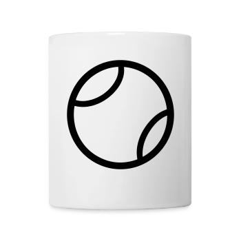 Tennisball - Tasse - Weiß - Vorne