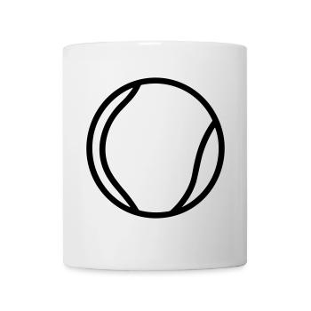 Tennisball - Tasse - Weiß - Vorne