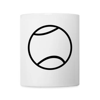 Tennisball - Tasse - Weiß - Vorne