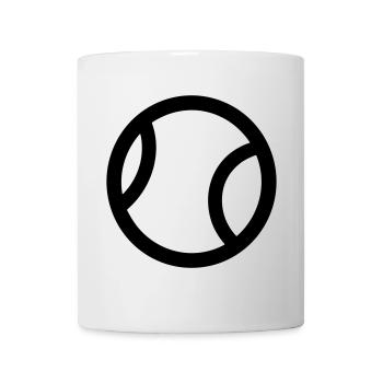 Tennisball - Tasse - Weiß - Vorne