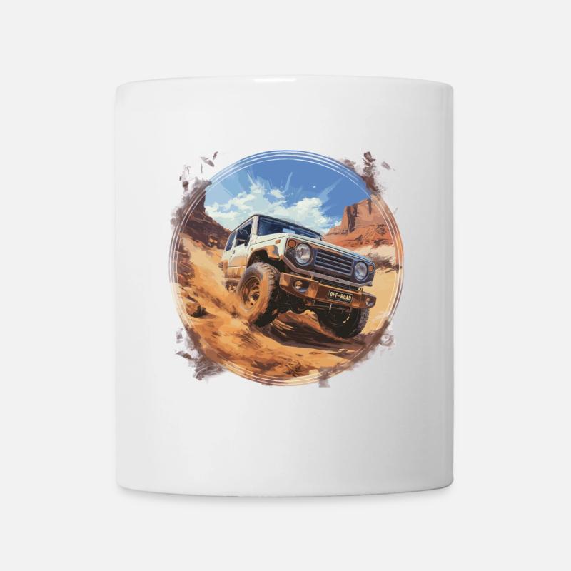 Jimny 4x4 Offroad Car - Tasse - Weiß