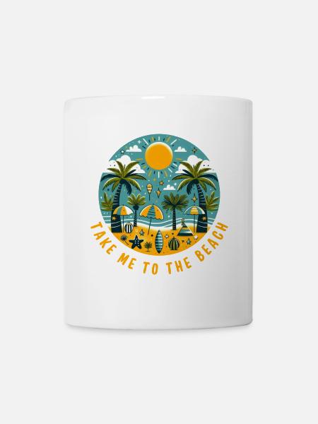 Take me to the Beach - Mug - white