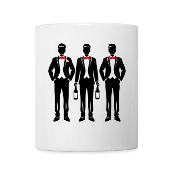 Bräutigam Team - Tasse - Weiß - Vorne