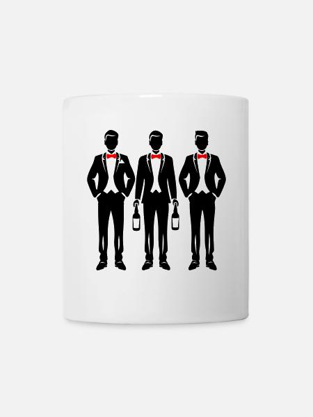 Bräutigam Team - Tasse - Weiß