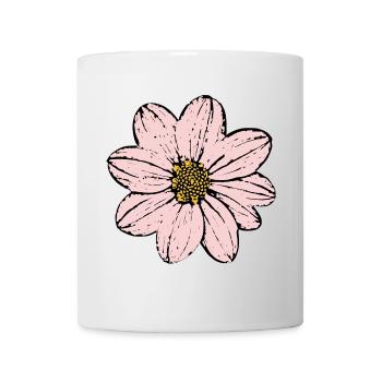 Flower Pink Pink Flower Flowers Pink Pink Flowers - Mug - white - Front