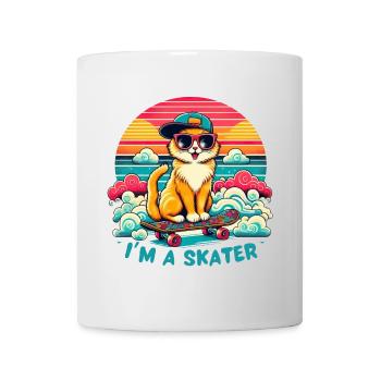 Je suis un patineur - Mug blanc - blanc - Devant