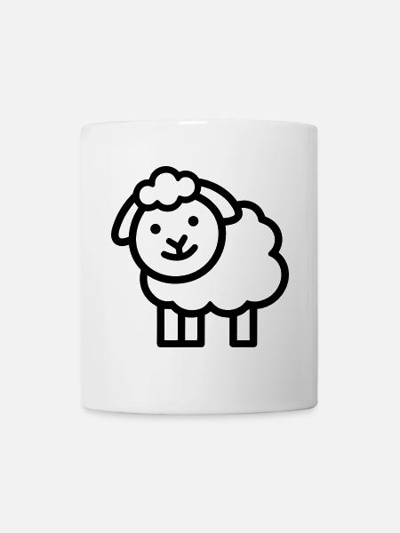 Schaf - Tasse - Weiß
