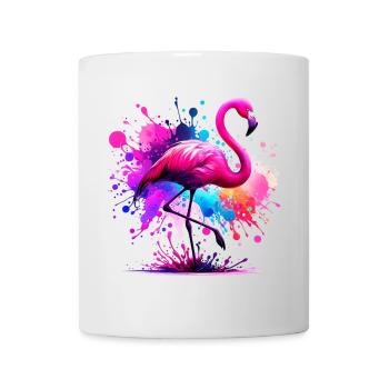 Flamant - Mug blanc - blanc - Devant