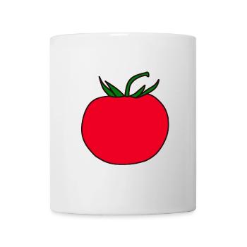 Minimal Tomato Design Gift - Mug - white - Front