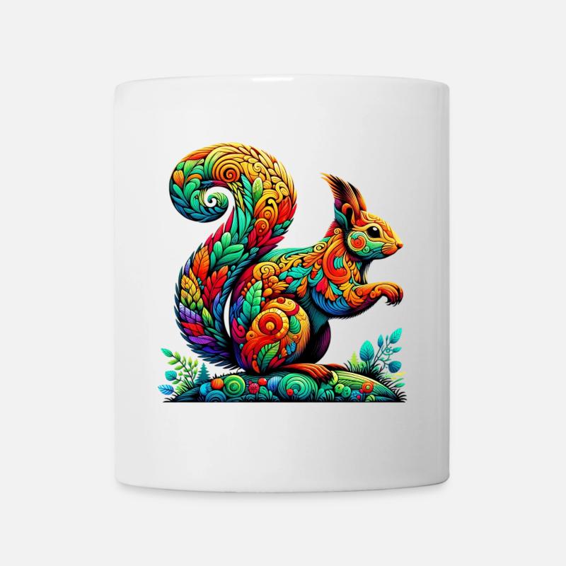 Eichhörnchen - Tasse - Weiß