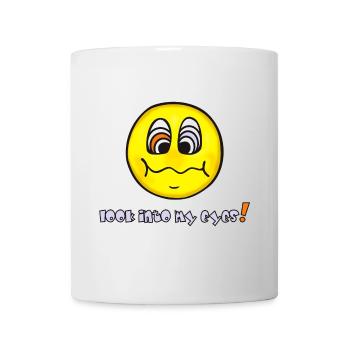 Hypnosis - Yellow Face - Funny Emoticon - Mug - white - Front