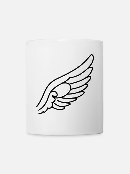 Engelsflügel - Tasse - Weiß