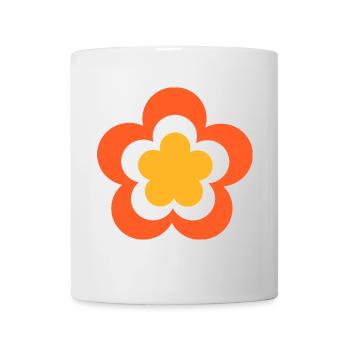 70s Flower Hippie Festival Costume - Mug - white - Front