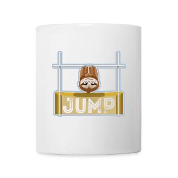 Sloth High Jump - Mug - white - Front
