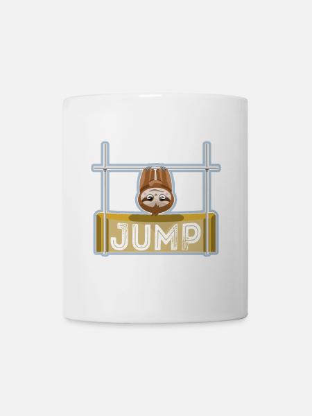 Sloth High Jump - Mug - white