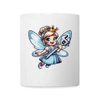 Vergiss Fee und Prinzessin - ich bin Ingenieurin - Tasse - Weiß - Vorne