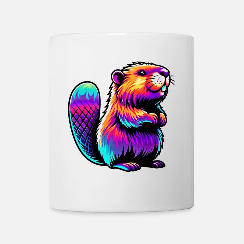 Castor - Mug blanc - blanc