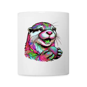 Otter - Tasse - Weiß - Vorne