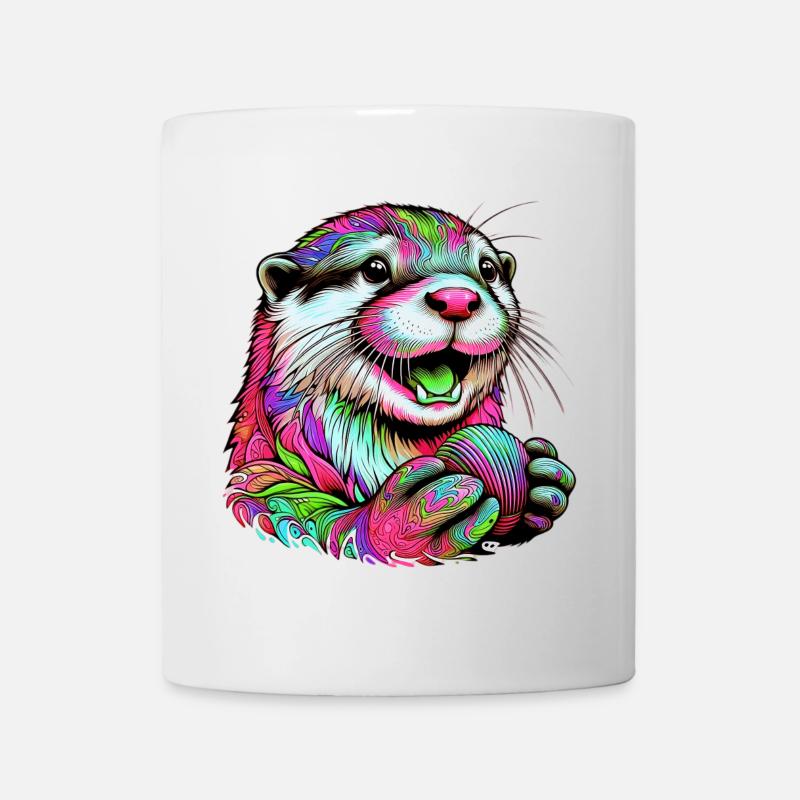 Otter - Tasse - Weiß