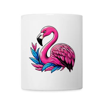Flamingo - Tasse - Weiß - Vorne