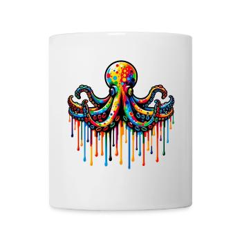 Pieuvre - Mug blanc - blanc - Devant
