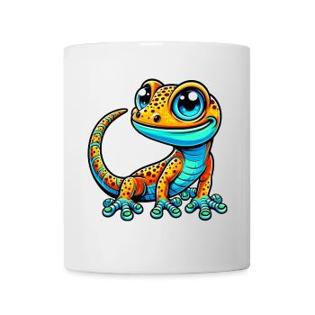 Gecko - Tasse - Weiß - Vorne