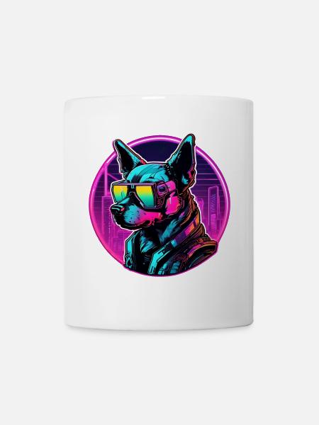 Der coolste Hund im Club - Tasse - Weiß