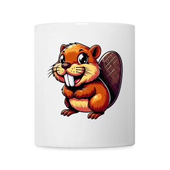 Beaver - Mug - white - Front