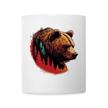 Ours - Mug blanc - blanc - Devant
