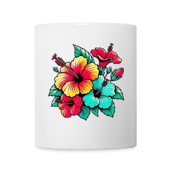 Hibiscus Flowers - Mug - white - Front