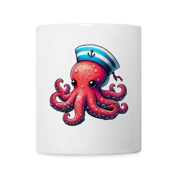 Pieuvre - Mug blanc - blanc - Devant