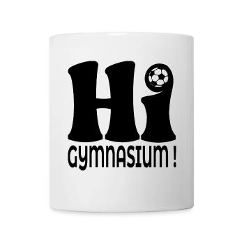 SCHULE GYMNASIUM FUßBALL - Tasse - Weiß - Vorne