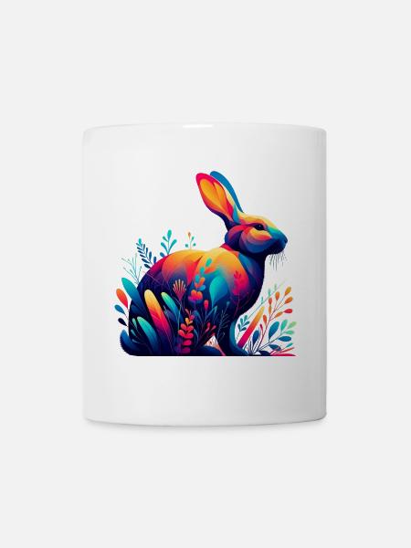 Kaninchen - Tasse - Weiß