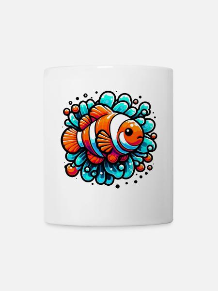 Clownfische - Tasse - Weiß