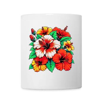 Hibiscus Flowers - Mug - white - Front